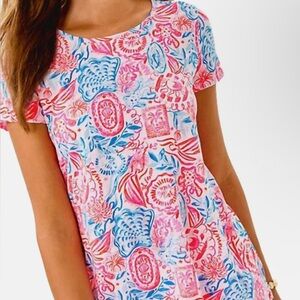 Lilly Pulitzer 
NWT Etta Scoop Neck Top In Resort White